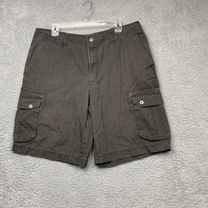 Columbia Shorts Mens 36 Gray Cargo Bermuda Shorts Cotton